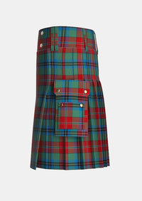 Utility_Ford_Etal_Tartan_6193_kilt_left_image_with_pleated_design_and_adjustable_buckles_for_men