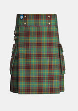 Utility_Fortnum_Mason_Tartan_13215_kilt_front_image_with_pleated_design_and_adjustable_buckles_for_men
