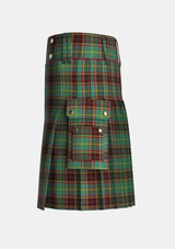 Utility_Fortnum_Mason_Tartan_13215_kilt_left_image_with_pleated_design_and_adjustable_buckles_for_men
