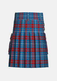 Utility_Frame_Tartan_1777_kilt_back_image_with_pleated_design_and_adjustable_buckles_for_men