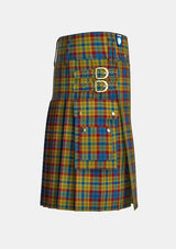 Utility_Franklin_Tartan_6678_kilt_right_image_with_pleated_design_and_adjustable_buckles_for_men