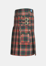 Utility_Fraser_Hunting_Modern_Tartan_kilt_right_image_with_pleated_design_and_adjustable_buckles_for_men