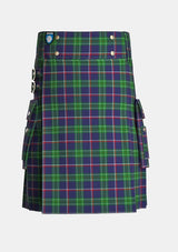 Utility_Fred_Perry_Tartan_10902_kilt_front_image_with_pleated_design_and_adjustable_buckles_for_men