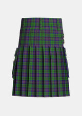 Utility_Gary_Garry_Personal_Tartan_4189_kilt_back_image_with_pleated_design_and_adjustable_buckles_for_men