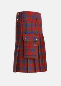 Utility_Gates_Tartan_6309_kilt_left_image_with_pleated_design_and_adjustable_buckles_for_men