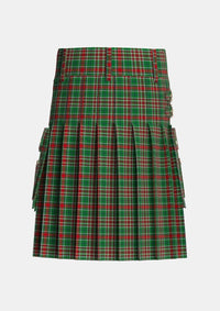 Utility_Gayre_Bodyguard_2_Tartan_1154_kilt_back_image_with_pleated_design_and_adjustable_buckles_for_men