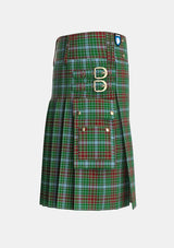 Utility_Gayre_Tartan_164_kilt_right_image_with_pleated_design_and_adjustable_buckles_for_men
