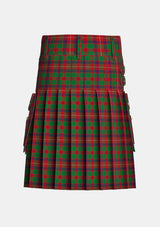 Utility_Geddes_tartan_4969_kilt_back_image_with_pleated_design_and_adjustable_buckles_for_men
