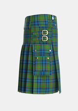 Utility_Gillies_2_Tartan_309_kilt_right_image_with_pleated_design_and_adjustable_buckles_for_men