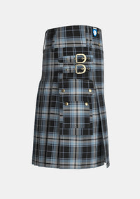 Utility_Glasgow_Warriors_Tartan_11567_kilt_right_image_with_pleated_design_and_adjustable_buckles_for_men