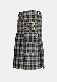 Utility_Gleneagles_Tartan_5030_kilt_right_image_with_pleated_design_and_adjustable_buckles_for_men