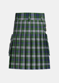 Utility_Gordon_Dress_1_Tartan_3594_kilt_back_image_with_pleated_design_and_adjustable_buckles_for_men