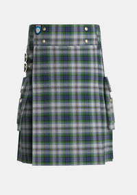 Utility_Gordon_Dress_3_Tartan_315_kilt_front_image_with_pleated_design_and_adjustable_buckles_for_men