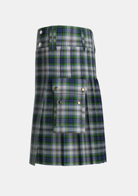 Utility_Gordon_Dress_3_Tartan_315_kilt_left_image_with_pleated_design_and_adjustable_buckles_for_men