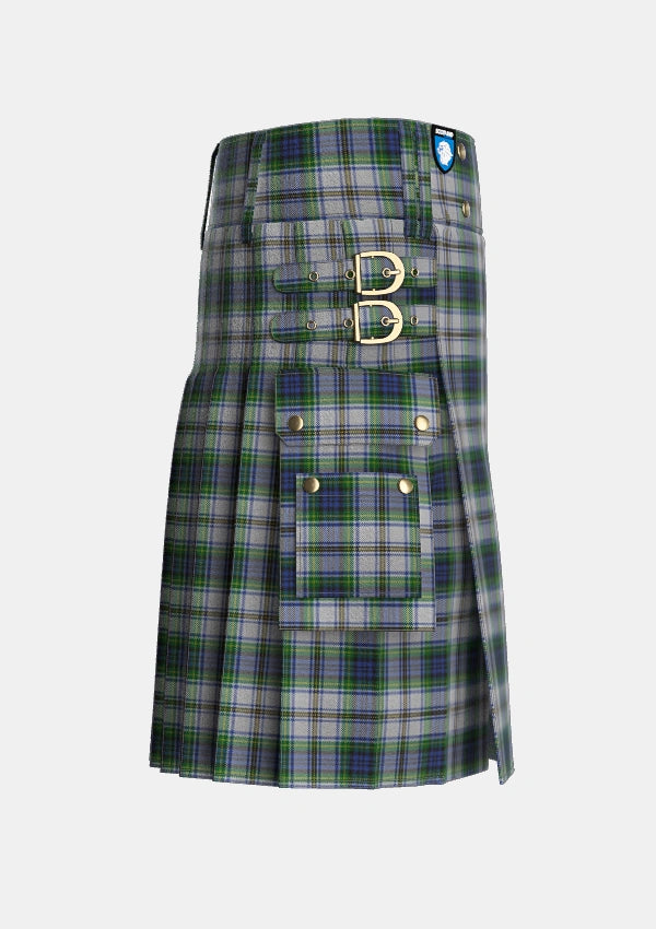 Utility_Gordon_Dress_3_Tartan_315_kilt_right_image_with_pleated_design_and_adjustable_buckles_for_men