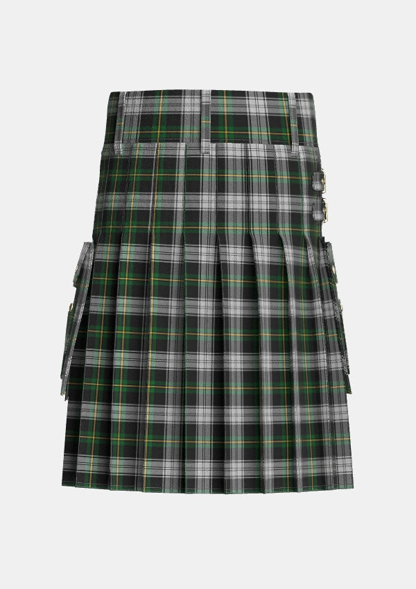 Utility_Gordon_Dress_5_Tartan_1831_kilt_back_image_with_pleated_design_and_adjustable_buckles_for_men