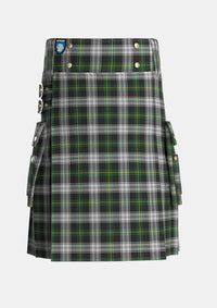 Utility_Gordon_Dress_5_Tartan_1831_kilt_front_image_with_pleated_design_and_adjustable_buckles_for_men