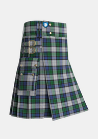 Utility_Graham_Dress_Tartan_1787_kilt_side_image_with_pleated_design_and_adjustable_buckles_for_men