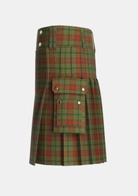 Utility_Grant_1714_Tartan_960_kilt_left_image_with_pleated_design_and_adjustable_buckles_for_men