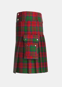 Utility_Grant_1819_1_Tartan_1384_kilt_left_image_with_pleated_design_and_adjustable_buckles_for_men