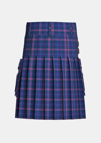 Utility_Great_Scot_Tartan_6106_kilt_back_image_with_pleated_design_and_adjustable_buckles_for_men