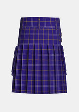 Utility_Greenock_Morton_Football_Club_Tartan_7467_kilt_back_image_with_pleated_design_and_adjustable_buckles_for_men