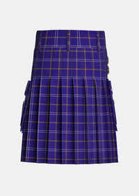 Utility_Greenock_Morton_Football_Club_Tartan_7467_kilt_back_image_with_pleated_design_and_adjustable_buckles_for_men