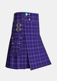 Utility_Greenock_Morton_Football_Club_Tartan_7467_kilt_side_image_with_pleated_design_and_adjustable_buckles_for_men