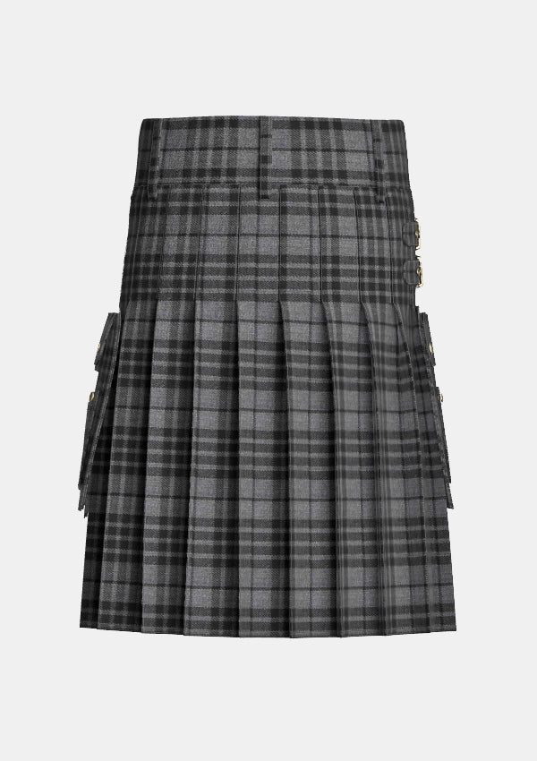 Grey Watch Utility Tartan Kilt
