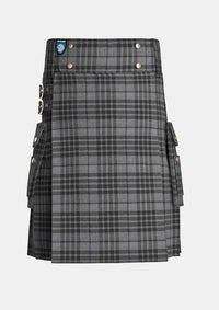 Grey Watch Utility Tartan Kilt