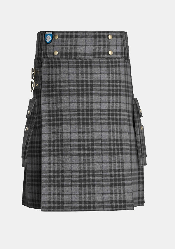 Grey Watch Utility Tartan Kilt