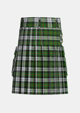 Utility_Gunn_Mrs_Jane_of_Kirkhill_House_Wick_Tartan_6037_kilt_back_image_with_pleated_design_and_adjustable_buckles_for_men