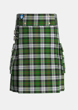 Utility_Gunn_Mrs_Jane_of_Kirkhill_House_Wick_Tartan_6037_kilt_front_image_with_pleated_design_and_adjustable_buckles_for_men