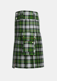 Utility_Gunn_Mrs_Jane_of_Kirkhill_House_Wick_Tartan_6037_kilt_left_image_with_pleated_design_and_adjustable_buckles_for_men
