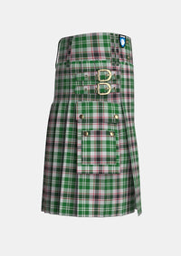 Utility_Hackett_William_Tartan_10530_kilt_right_image_with_pleated_design_and_adjustable_buckles_for_men