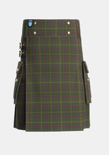 Utility_Hall_1994_Tartan_2092_kilt_front_image_with_pleated_design_and_adjustable_buckles_for_men