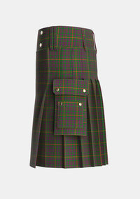 Utility_Hall_1994_Tartan_2092_kilt_left_image_with_pleated_design_and_adjustable_buckles_for_men