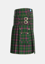 Utility_Hall_from_Springbrook_and_Newtown_Personal_Tartan_2619_kilt_right_image_with_pleated_design_and_adjustable_buckles_for_men