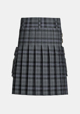 Hamilton Grey Utility Tartan Kilt
