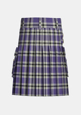 Utility_Hanna_Tartan_619_kilt_back_image_with_pleated_design_and_adjustable_buckles_for_men