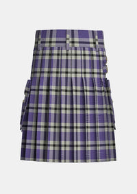 Utility_Hanna_Tartan_619_kilt_back_image_with_pleated_design_and_adjustable_buckles_for_men