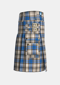 Utility_Hannay_Tartan_1255_kilt_right_image_with_pleated_design_and_adjustable_buckles_for_men