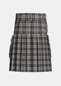 Utility_Harris_Personal_Tartan_5159_kilt_back_image_with_pleated_design_and_adjustable_buckles_for_men