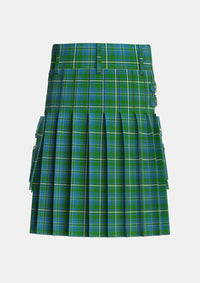 Utility_Hay_Hunting_Tartan_2712_kilt_back_image_with_pleated_design_and_adjustable_buckles_for_men