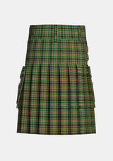 Utility_Hebrides_Tartan_5172_kilt_back_image_with_pleated_design_and_adjustable_buckles_for_men