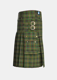 Utility_Hebrides_Tartan_5172_kilt_right_image_with_pleated_design_and_adjustable_buckles_for_men