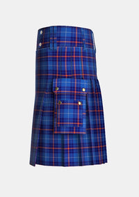 Utility_Higgins_School_of_Highland_Dance_Tartan_14354_kilt_left_image_with_pleated_design_and_adjustable_buckles_for_men