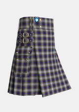 Utility_Highfield_Dress_Tartan_4183_kilt_side_image_with_pleated_design_and_adjustable_buckles_for_men