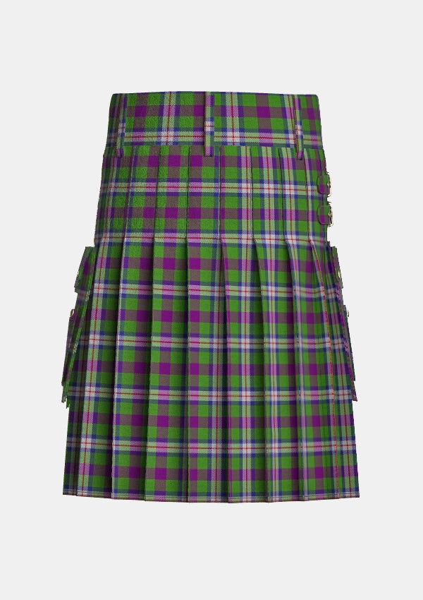 Utility_Hobbs_Tartan_13241_kilt_back_image_with_pleated_design_and_adjustable_buckles_for_men