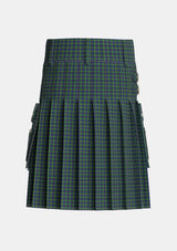 Utility_Hogarth_of_Firhill_Tartan_198_kilt_back_image_with_pleated_design_and_adjustable_buckles_for_men
